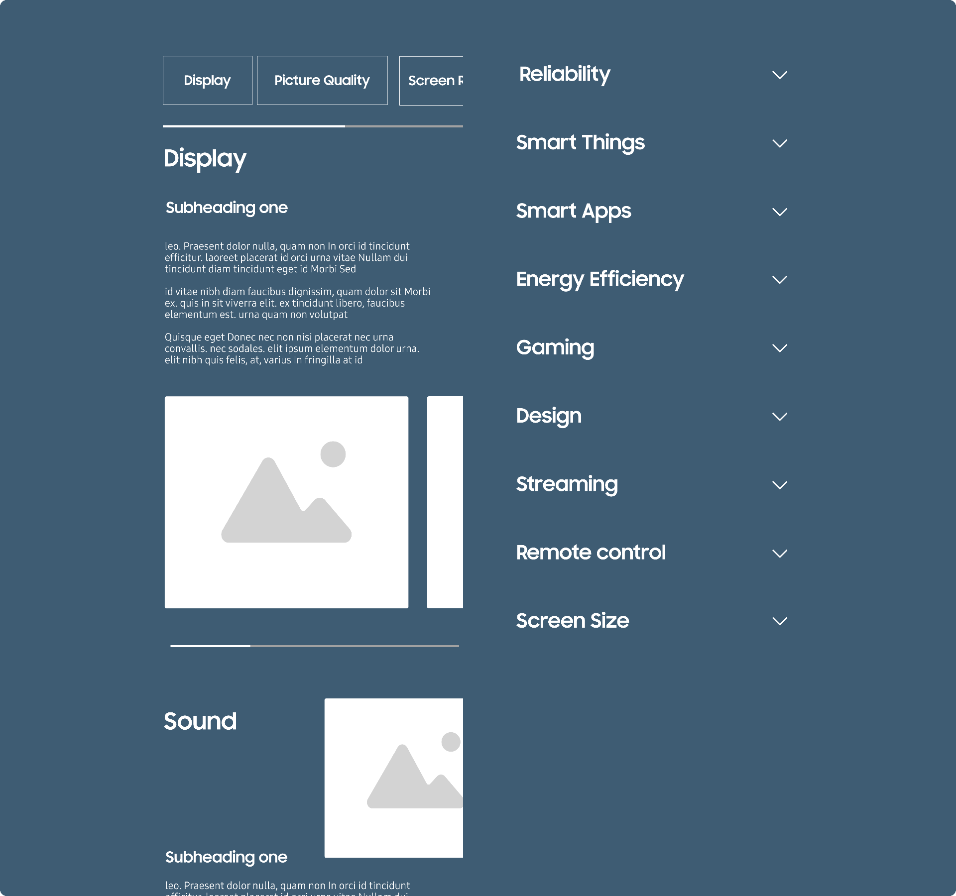 Mobile-First Feature Scannability