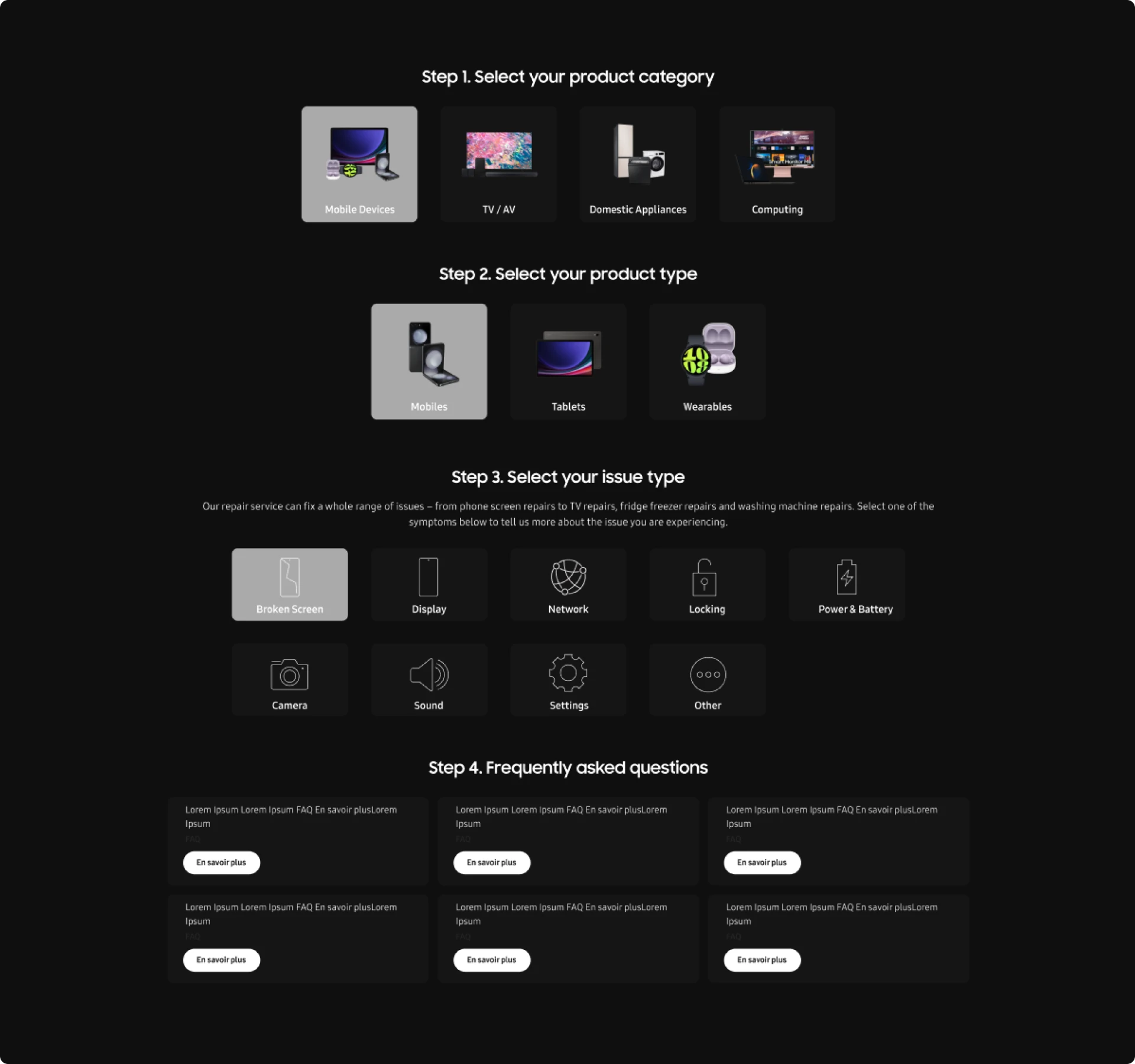 Dark mode & Accessibility